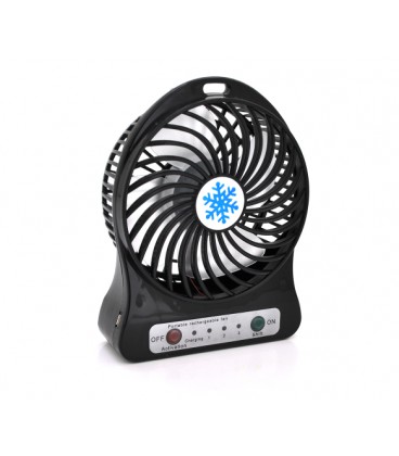 Портативний вентилятор Light Fan, 3 режима скорости, аккумулятор 18650, Mix color, Box