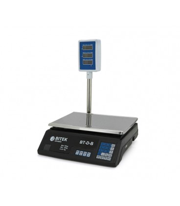 Весы торговые электронные NA-501 (55кг) со стойкой и счетчиком цены