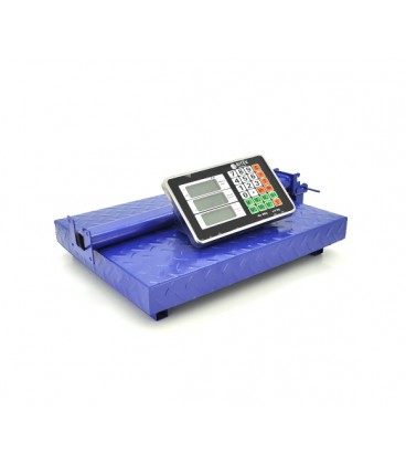 Весы торговые электронные железные (300кг) со стойкой, платформа 400*500мм