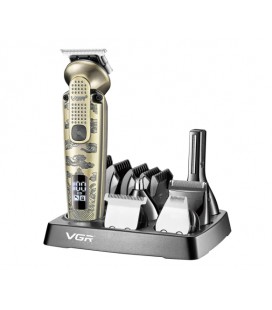 Набор для стрижки VGR 6 в 1 V-095, 16 насадок, LED display, Box