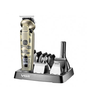 Набор для стрижки VGR 6 в 1 V-095, 16 насадок, LED display, Box