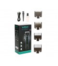 Аккумуляторная машинка для стрижки VGR V-969, 4 насадки, Box