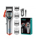 Аккумуляторная машинка для стрижки VGR V-647, 4 насадки, LED display, Box