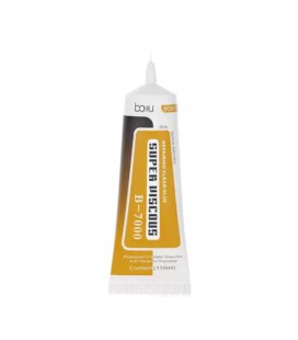 Клей BAKU В7000 акриловый,многоцелевой, средняя вязкость, водостойкий, прозрачный, стальной носик, 110ml