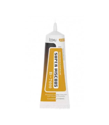 Клей BAKU В7000 акриловый,многоцелевой, средняя вязкость, водостойкий, прозрачный, стальной носик, 110ml