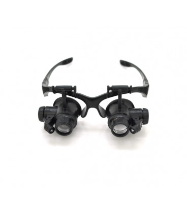 Лупа-очки бинокулярная NO.9892GJ, 10Х 15X 20X 25X