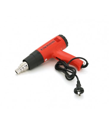 Фен TGK HG6618 (пистолет) 1800Вт, регулятор температуры 50-550°C, Red/Black, Box