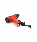 Фен TGK HG6618 (пистолет) 1800Вт, регулятор температуры 50-550°C, Red/Black, Box
