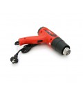 Фен TGK HG6618 (пистолет) 1800Вт, регулятор температуры 50-550°C, Red/Black, Box