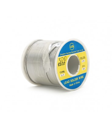 Припой Jufeng ПОС-63 (Sn63/Pb37), диам.-2мм, 500гр.катушка