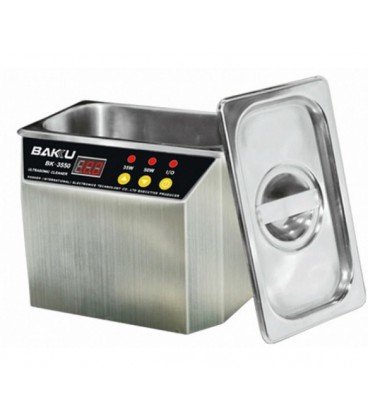 Ультразвуковая ванна BAKKU BK3550 Два режима работы (30W и 50W), металлический корпус, металлическая крышка