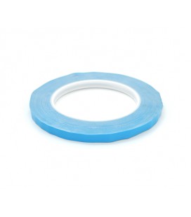 Скотч двусторонний длина 25м, ширина 8мм синий