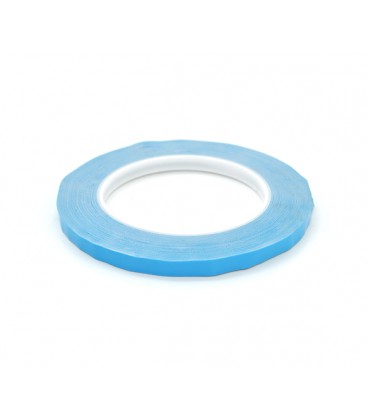 Скотч двусторонний длина 25м, ширина 8мм синий