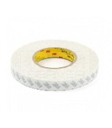 Скотч двусторонний 3M длина 50м, ширина 3мм белый