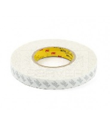 Скотч двусторонний 3M длина 50м, ширина 5мм белый