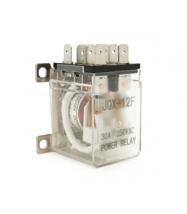Реле JQX-12F. power relay, DC12V 30A 250VAC 47*32*34mm