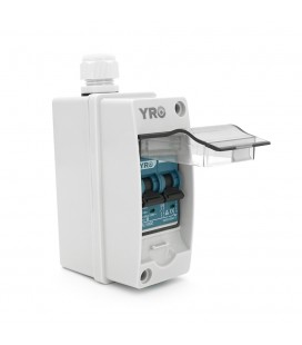 Вимикач навантаження постійного струму для сонячних систем HT-2, 2P, 32A, 550V, підключення верх-низ