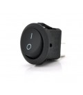 Переключатель ON-OFF KCD1-201, 250VAC/6A, 2 контакта, Black, Q200