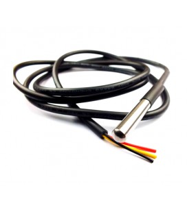 Датчик температуры DS18B20 под пайку, длина кабеля 1,0м Q25