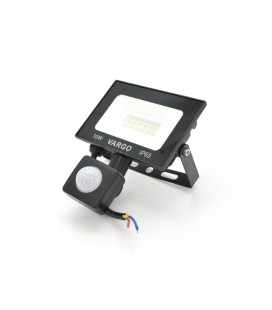 Прожектор LED c датчиком движения Vg-10W, IP65, 6500K, 2700Лм. Box