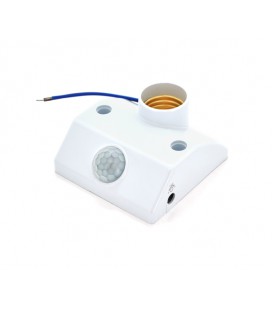 Инфракрасный датчик движения, 220V макс. нагрузка 100W E27, White