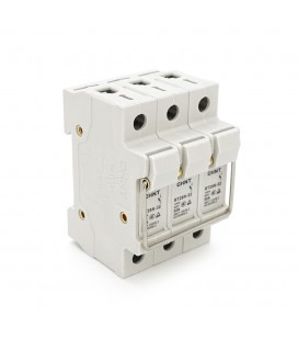 Корпус під плавкий запобіжник CHINT-RT28-32 (RO15) 3Р, під запобіжник 10*38mm