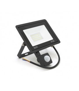 Прожектор LED c датчиком движения Ritar ZB-PGGY-30W, 30W, SMD2835, IP65, 2400Lm, 6500K (100%), Ra&gt,70, 141*126*40mm, Black