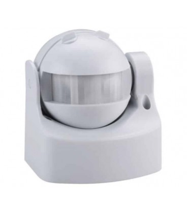 Датчик движения + сумеречный LINEA 1000W 220-240V IP44 180градусов. 95х85х70мм белый