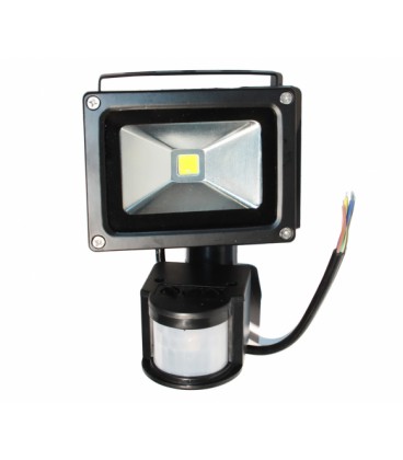 Прожектор LED c датчиком движения RJ-G-10W, IP66, 6400K (100%)