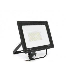 Прожектор LED c датчиком движения Ritar ZB-PGGY-100W, 100W, SMD2835, IP65, 8000Lm, 6500K (100%), Ra&gt,70, 271*200*40mm, Black