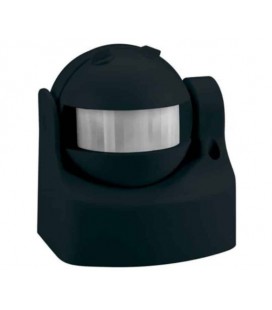 Датчик движения + сумеречный LINEA 1000W 220-240V IP44 180градусов. 95х85х70мм черный
