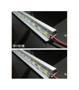 Лента светодиодная 5630 аллюминиевая, на жесткой основе, 12V, 6500K,72LED, White, цена за метр