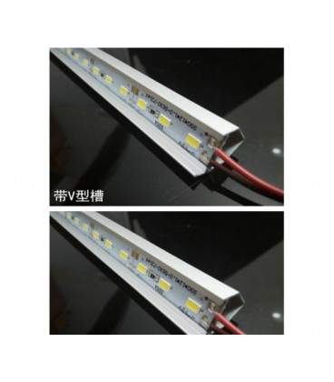 Лента светодиодная 5630 аллюминиевая, на жесткой основе, 12V, 6500K,72LED, White, цена за метр