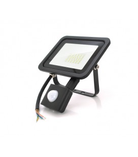 Прожектор SLIM SENSOR LED RITAR RT-FLOOD/MS30A, 30W, 36xSMD2835, IP65, 3000Lm, 6500K (100%), PF&gt,0.9 Ra&gt,70, 185*200*25mm