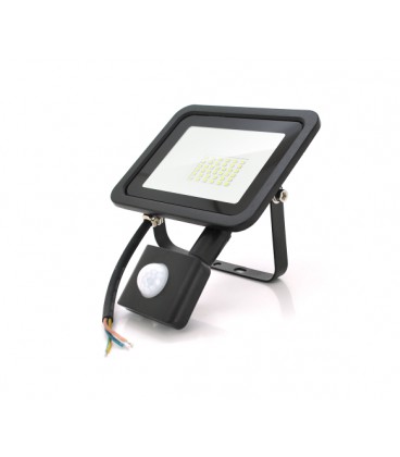 Прожектор SLIM SENSOR LED RITAR RT-FLOOD/MS30A, 30W, 36xSMD2835, IP65, 3000Lm, 6500K (100%), PF&gt,0.9 Ra&gt,70, 185*200*25mm