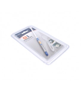 Паста термопроводная PCcooler A1 2g, шприц, Grey, &gt,7.5,0W/m-K, &lt,0.006°C-in²/W, -50°≈180°, Вязкость -85K cPs, блистер Q50