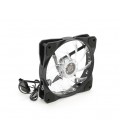 Кулер корпусной 12025 DC sleeve fan 4pin - 120*120*25мм, 12V, 1100об/мин, 15LED, RGB