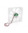Кулер корпусной 12025 LED RGB Fan DC sleeve fan 2pin MOLEX 120*120*25мм