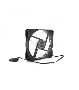 Кулер корпусной 12025 DC sleeve fan 4pin - 120*120*25мм, 12V, 1100об/мин, 12LED, RGB