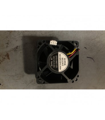 Кулер корпусный Merlion 6025, 60x60x25mm, 12V/0.6A, RPM 1500±15%, 3-pin, Black, OEM