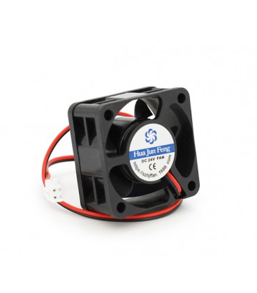 Кулер корпусный Merlion 4020, 40x40x20mm, 24V/0.06A, RPM 1500±15%, 2-pin, Black, OEM