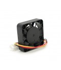 Кулер корпусный Merlion 4010, 40x40x10mm, 12V/0.09A, RPM 1500±15%, 3-pin, Black, OEM