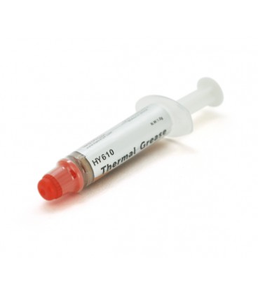 Паста термопроводная HY-610 1g, шприц, Gold, &gt,3,05W/m-K, &lt,0.073°C-in²/W, -30°≈280°, Вязкость -1K cPs, OEM Q50