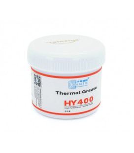 Паста термопроводная HY-410 100g, банка, White, &gt,0,925W/m-K, &lt,0.262°C-in²/W, -30°≈280°, Вязкость -1K cPs, OEM Q50