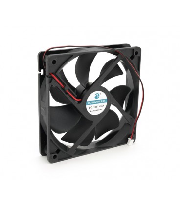 Кулер корпусный Merlion EZF 12025, 120x120x25mm, RPM 1100±10%, 12V/0.3A, 2-pin, Black, OEM