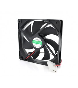 Кулер корпусный Vipben C8025B, 120x120x25mm, 12V/0.25A, RPM 1100±10%, 2-pin MOLEX, Black, OEM