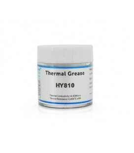 Паста термопроводная HY-810 10g, банка, Grey, &gt,4,63W/m-K, &lt,0.0087°C-in²/W, -30°≈280°, OEM Q38