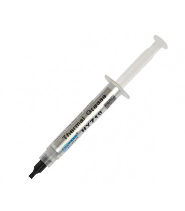 Паста термопроводная HY-710 3g, шприц, Grey, &gt,3,17W/m-K, &lt,0.067°C-in²/W, -30°≈240°, OEM Q20