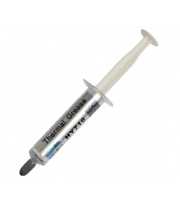 Паста термопроводная HY-710 2g, шприц, Grey, &gt,3,17W/m-K, &lt,0.067°C-in²/W, -30°≈240°, OEM Q40
