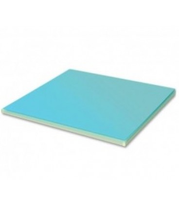 Силиконовая термопрокладка HY-100-1, 100x100x1mm, Blue, &gt,4,0W/m-K, -40°≈240°, удельный вес -2g/cm3, OEM Q100